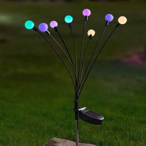 Marco Paul 70cm Multi Coloured Solar Powered Orbs Stake Light Multicolor Marco Paul 70cm Multi Coloured Solar Powered Orbs Stake Light Multicolor