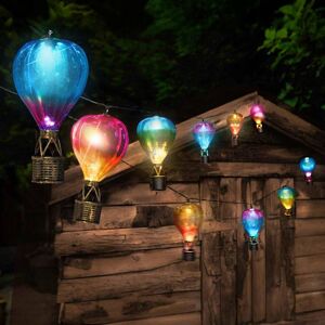 Marco Paul Multicoloured Solar Powered Hot Balloon String Lights 4.7m Multicolor Marco Paul Multicoloured Solar Powered Hot Balloon String Lights 4.7m Multicolor