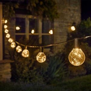 Marco Paul 9.5m Warm White Firefly Bulb Mains Powered String Lights in Black Black Marco Paul 9.5m Warm White Firefly Bulb Mains Powered String Lights in Black Black