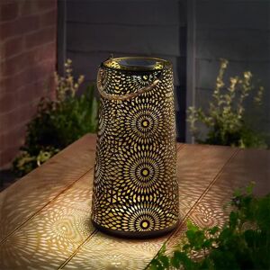 Marco Paul 29cm Bronze Metal Silhouette Hanging Solar Powered Lantern Bronze Marco Paul 29cm Bronze Metal Silhouette Hanging Solar Powered Lantern Bronze