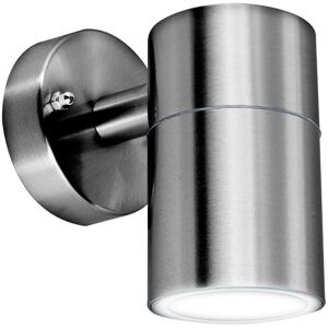 ExtraStar Outdoor Down Wall light Stainless Steel IP44 (Bulb not included) in Silver Silver ExtraStar Outdoor Down Wall light Stainless Steel IP44 (Bulb not included) in Silver Silver