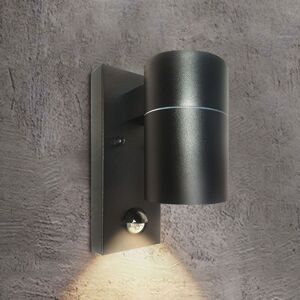 ExtraStar Outdoor PIR Sensor Down Wall light Black IP44 (Bulb not included) Black ExtraStar Outdoor PIR Sensor Down Wall light Black IP44 (Bulb not included) Black