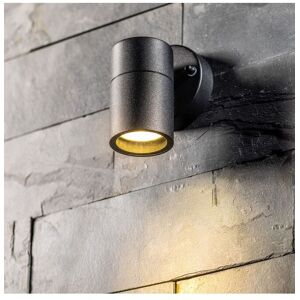 CGC Lighting 'Leon' Black Stainless Steel GU10 Down Outdoor Wall Light IP44 Black CGC Lighting 'Leon' Black Stainless Steel GU10 Down Outdoor Wall Light IP44 Black