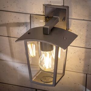 CGC Lighting 'Ally' Black E27 Outdoor Wall Light Lantern Clear Diffuser IP44 Down Black CGC Lighting 'Ally' Black E27 Outdoor Wall Light Lantern Clear Diffuser IP44 Down Black