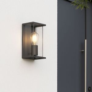 CGC Lighting 'Adriana' Anthracite Grey E27 Outdoor Wall Light Lantern Clear Diffuser IP54 Grey CGC Lighting 'Adriana' Anthracite Grey E27 Outdoor Wall Light Lantern Clear Diffuser IP54 Grey