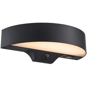 Nordlux Modern Outdoor Wall Light Black Plastic Sensor SolarLed - Battery, IP44 Black Nordlux Modern Outdoor Wall Light Black Plastic Sensor SolarLed - Battery, IP44 Black