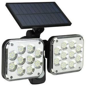 ExtraStar 7W LED Solar outdoor garden Wall Lamp Floodlight PIR Sensor, 6500K in Black Black ExtraStar 7W LED Solar outdoor garden Wall Lamp Floodlight PIR Sensor, 6500K in Black Black