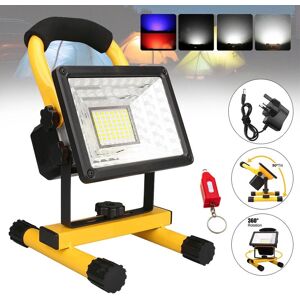 Hinsinc LED Portable Camp Lamp Rechargeable Cordless Work Site Flood Light in Yellow Yellow Hinsinc LED Portable Camp Lamp Rechargeable Cordless Work Site Flood Light in Yellow Yellow