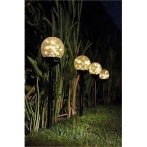 Luxform Solar Mambo Stainless Steel Spike Light 12pk in Silver Silver Luxform Solar Mambo Stainless Steel Spike Light 12pk in Silver Silver