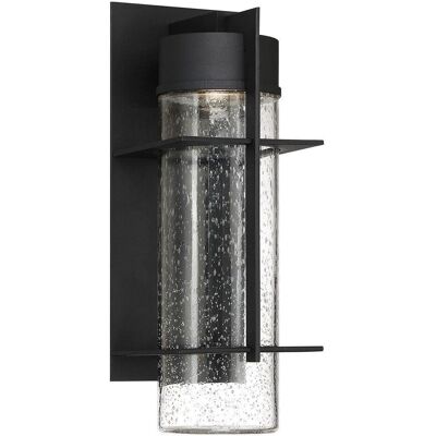 Quoizel Eames Black LED Wall Lamp - Outdoor Modern Light Quoizel Eames Black LED Wall Lamp - Outdoor Modern Light