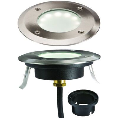 Netlighting LED White Ground Deck Light 230V IP65 1.7W in Grey Grey Netlighting LED White Ground Deck Light 230V IP65 1.7W in Grey Grey