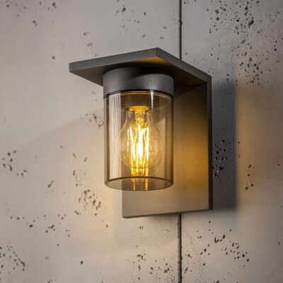 CGC Lighting - EU - Dark Gray - E27 18W - Outdoor Wall Light CGC Lighting - EU - Dark Gray - E27 18W - Outdoor Wall Light