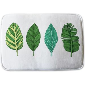 Benjamin Tate Design Four Leaves Designer Bathmat in Yellow Yellow Benjamin Tate Design Four Leaves Designer Bathmat in Yellow Yellow