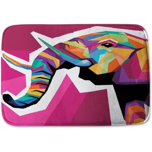 Benjamin Tate Design Colorful illustration of Elephant head in WPAP style Designer Bathmat in Gold Gold Benjamin Tate Design Colorful illustration of Elephant head in WPAP style Designer Bathmat in Gold Gold