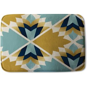 Benjamin Tate Design Cleopatra Fan Ethnic Pattern Soft Bathmat in Brown Brown Benjamin Tate Design Cleopatra Fan Ethnic Pattern Soft Bathmat in Brown Brown
