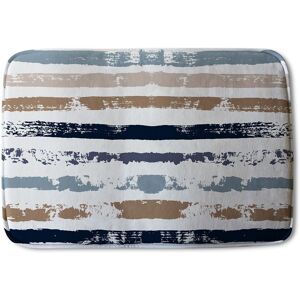 Benjamin Tate Design Brush Strokes Soft Bathmat in Brown Brown Benjamin Tate Design Brush Strokes Soft Bathmat in Brown Brown