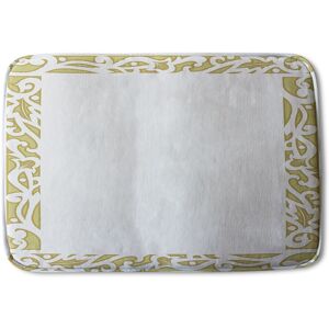 Benjamin Tate Design Egyptian Hieroglyphs Golden Border Soft Bathmat in Gold Gold Benjamin Tate Design Egyptian Hieroglyphs Golden Border Soft Bathmat in Gold Gold