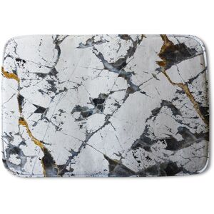 Benjamin Tate Design Black & Gold Marble Soft Bathmat Black Benjamin Tate Design Black & Gold Marble Soft Bathmat Black