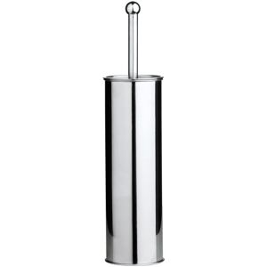 Orsina Indy Stainless Steel Toilet Brush & Holder in Silver Silver Orsina Indy Stainless Steel Toilet Brush & Holder in Silver Silver