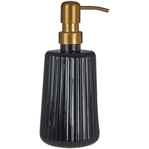 Orsina Ticino Brittany Glass Lotion Dispenser in Black Black Orsina Ticino Brittany Glass Lotion Dispenser in Black Black