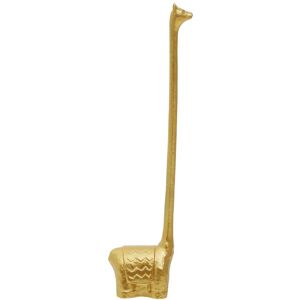 Orsina Fauna Llama Toilet Roll Holder, Cast Iron in Gold Gold Orsina Fauna Llama Toilet Roll Holder, Cast Iron in Gold Gold