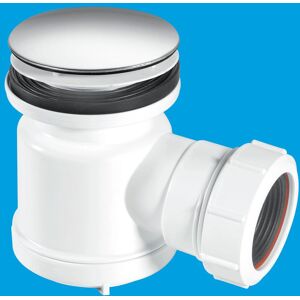 McAlpine STW3-M 19mm Water Seal Shower Trap with Universal Outlet in White White McAlpine STW3-M 19mm Water Seal Shower Trap with Universal Outlet in White White