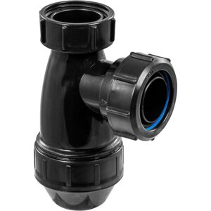 McAlpine E10-BL Black 1.25" Shallow Bottle Trap for Basins Modern Bathroom Waste Black McAlpine E10-BL Black 1.25" Shallow Bottle Trap for Basins Modern Bathroom Waste Black