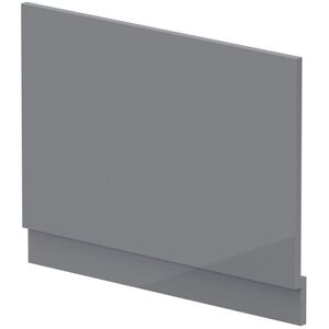 Balterley Bath MDF End Panel Plinth Gloss Cloud Grey 750mm Grey Balterley Bath MDF End Panel Plinth Gloss Cloud Grey 750mm Grey