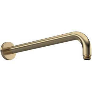 Balterley Round Wall Mount Shower Arm - 345mm - Brushed Brass in Metallics Metallics Balterley Round Wall Mount Shower Arm - 345mm - Brushed Brass in Metallics Metallics