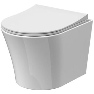 Balterley Wall Hung Toilet Pan & Soft Close Sandwich Seat 363mm x 365mm x 475mm in White White Balterley Wall Hung Toilet Pan & Soft Close Sandwich Seat 363mm x 365mm x 475mm in White White