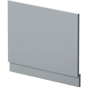 Balterley Straight Reversible Bath End Panel & Plinth - 700mm - Satin Grey Grey Balterley Straight Reversible Bath End Panel & Plinth - 700mm - Satin Grey Grey