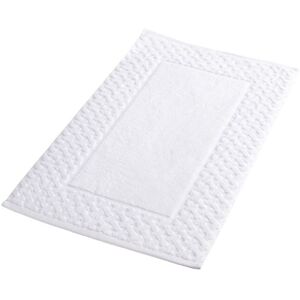 CHRISTY 'Trellis' Cotton Bamboo Blend Invigorating Bath Mat in White White CHRISTY 'Trellis' Cotton Bamboo Blend Invigorating Bath Mat in White White
