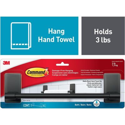 3M Command Bathroom Hand Towel Bar - Towel Bar 3M Command Bathroom Hand Towel Bar - Towel Bar