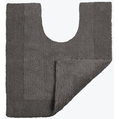 Allure Bath Fashions Elegance Pedestal Mat - Charcoal - Cotton - Bath Mat Allure Bath Fashions Elegance Pedestal Mat - Charcoal - Cotton - Bath Mat