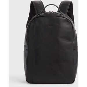 OSPREY LONDON Men's The Carter Leather Backpack Bag in Black Black OSPREY LONDON Men's The Carter Leather Backpack Bag in Black Black