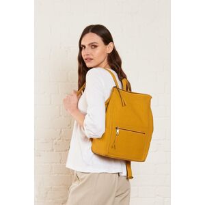Nomads Clothing Women's Canvas Rucksack in Mustard Mustard Nomads Clothing Women's Canvas Rucksack in Mustard Mustard
