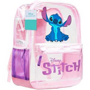 Disney Women's Stitch Backpack Transparent School Bag Rucksack Clear Daypack Travel in Pink Pink One Size Disney Women's Stitch Backpack Transparent School Bag Rucksack Clear Daypack Travel in Pink Pink One Size