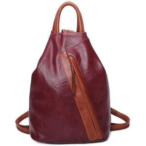 Fontanella Fashion Women's Vira PU Convertible Backpack in Burgundy Burgundy Fontanella Fashion Women's Vira PU Convertible Backpack in Burgundy Burgundy