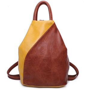 Fontanella Fashion Women's Tira PU Convertible Backpack in Mustard Mustard Fontanella Fashion Women's Tira PU Convertible Backpack in Mustard Mustard