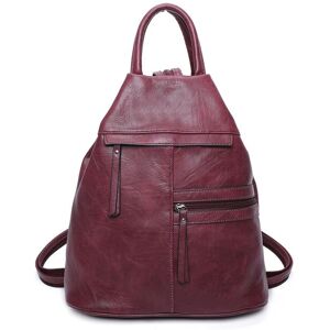 Fontanella Fashion Women's Lira PU Convertible Backpack in Burgundy Burgundy Fontanella Fashion Women's Lira PU Convertible Backpack in Burgundy Burgundy