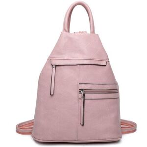 Fontanella Fashion Women's Lira PU Convertible Backpack in Pink Pink Fontanella Fashion Women's Lira PU Convertible Backpack in Pink Pink