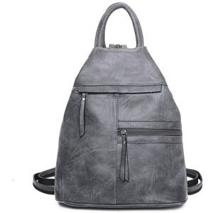 Fontanella Fashion Women's Lira PU Convertible Backpack in Dark Grey Dark Grey Fontanella Fashion Women's Lira PU Convertible Backpack in Dark Grey Dark Grey