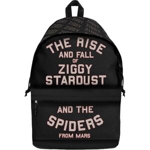 David Bowie Men's Spiders From Mars Backpack in Black Black David Bowie Men's Spiders From Mars Backpack in Black Black