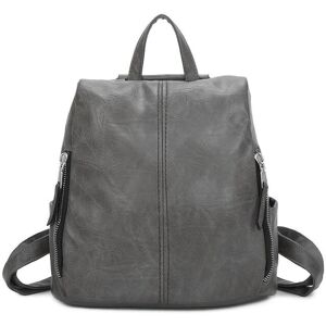 Fontanella Fashion Women's Porter PU Leather Rucksack in Dark Grey Dark Grey Fontanella Fashion Women's Porter PU Leather Rucksack in Dark Grey Dark Grey