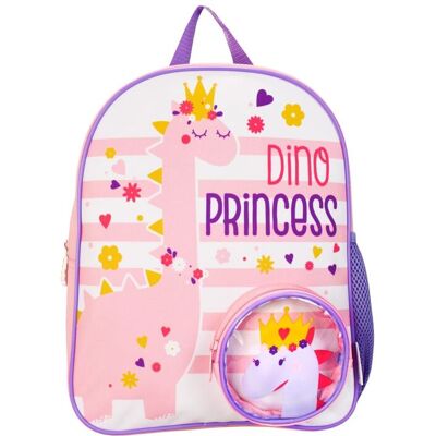Harry Bear - Princess Dinosaur Backpack - Pink - One Size - Backpack Harry Bear - Princess Dinosaur Backpack - Pink - One Size - Backpack
