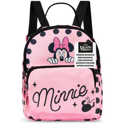 Disney Women's Minnie Mouse Backpack Rucksack Cute Small Bag in Pink Pink One Size Disney Women's Minnie Mouse Backpack Rucksack Cute Small Bag in Pink Pink One Size