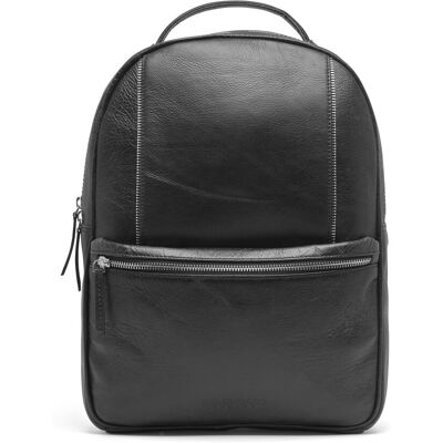Bolongaro Trevor Men's Real Leather Bobby Rucksack in Black Black Bolongaro Trevor Men's Real Leather Bobby Rucksack in Black Black