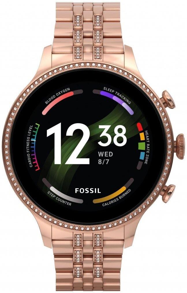 Fossil Smartwatches Gen 6 Smartwatch Stainless Steel Wear Os Watch - Ftw6077