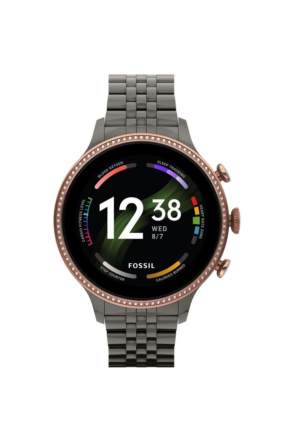Fossil Smartwatches Gen 6 Smartwatch Stainless Steel Wear Os Watch - Ftw6078