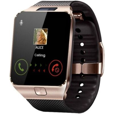 Leaper Card Enabled Bluetooth Smartwatch in Gold Gold One Size Leaper Card Enabled Bluetooth Smartwatch in Gold Gold One Size